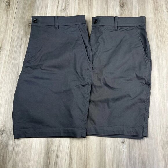 NIKE Flex UV Chino Golf Shorts Men’s 38 Anthracite Gray Standard Fit Set Of 2 - Picture 1 of 16